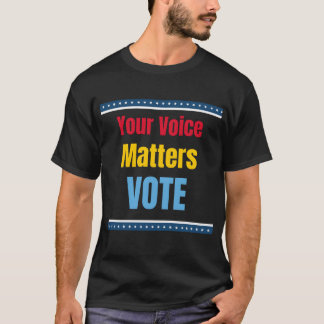 Camiseta Tu Voz Importa Vota