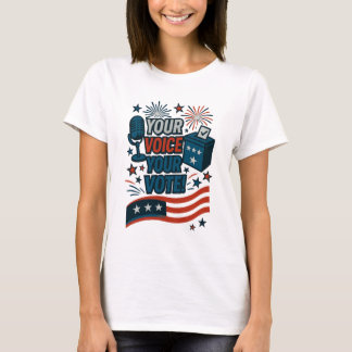 Camiseta Tu Voz Tu Voto Elección Patriótica