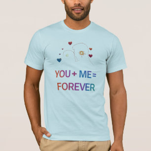 Camiseta Tú + Yo = Por Siempre - Romántica Bella+Canvas