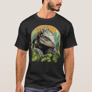 Camiseta Tuatara estilo retro