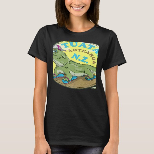 Camiseta Tuatara New Zealand (Anverso)