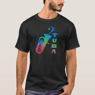 Camiseta Tuba con el Clef bajo