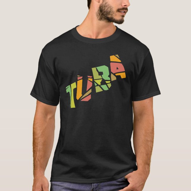 Camiseta Tuba Crackeado texto (Anverso)