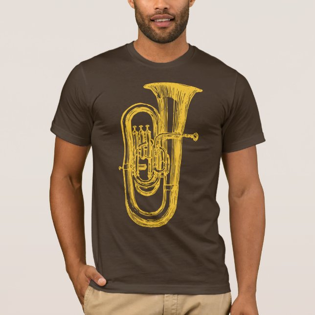 Camiseta Tuba de cobre amarillo (Anverso)