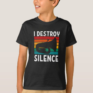 Camiseta Tuba - Destruyo el reproductor de Tuba Silence
