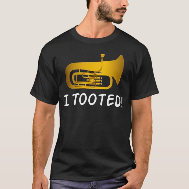 Camiseta Tuba divertida - Regalos Tuba - Toqué (Anverso)