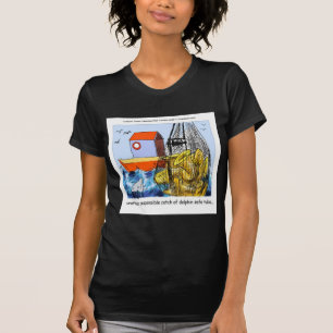 Camiseta Tuba divertida segura para delfines