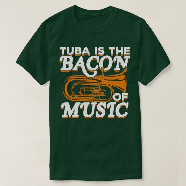 Camiseta Tuba Es La Boca De La Música (Diseño del anverso)