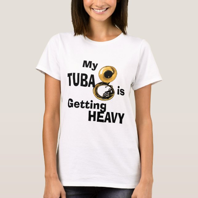 Camiseta Tuba fuerte (Anverso)