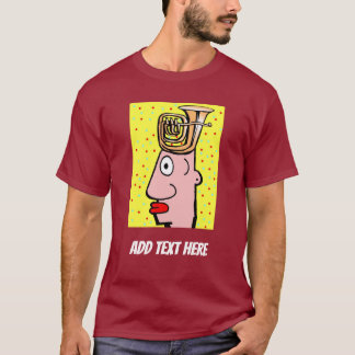 Camiseta Tuba Head, añadir texto