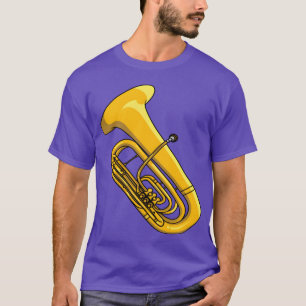 Camiseta Tuba Instrumento Musical para Amantes de la Música