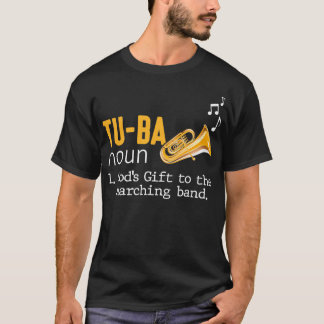 Camiseta Tuba Jugador marcha músico de instrumentos eólicos