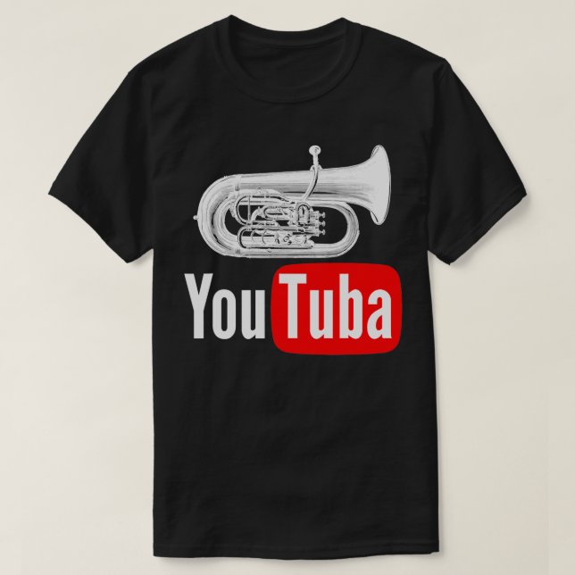 Camiseta Tuba Marcha Banda Funny Jugador de Tuba (Diseño del anverso)