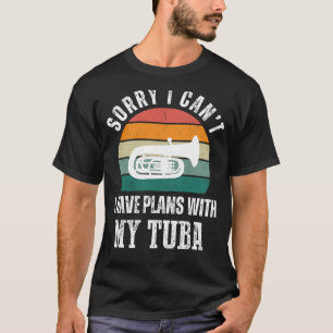 Camiseta Tuba Plans Tee: Jugativo humor musical y burlón Fu