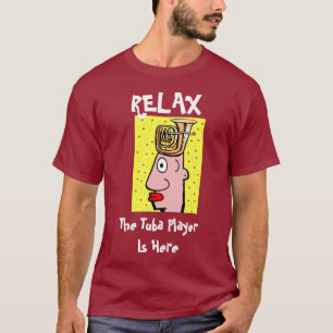 Camiseta Tuba Player está aquí, editar texto