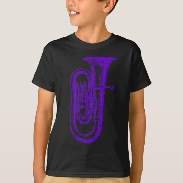 Camiseta Tuba púrpura (Anverso)