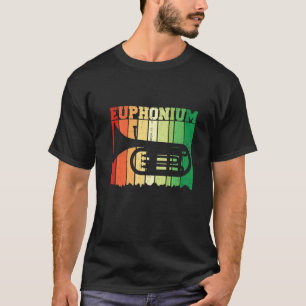 Camiseta Tuba tenor vintage ejecutante instrumento musical