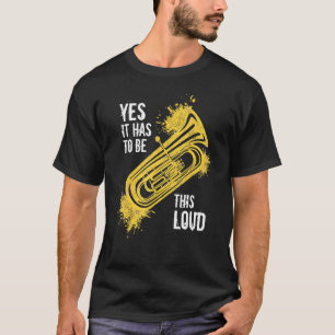 Camiseta Tuba Tubist Music Loud