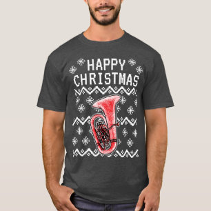 Camiseta Tuba Ugly Navidades Tubaist Brass Músico