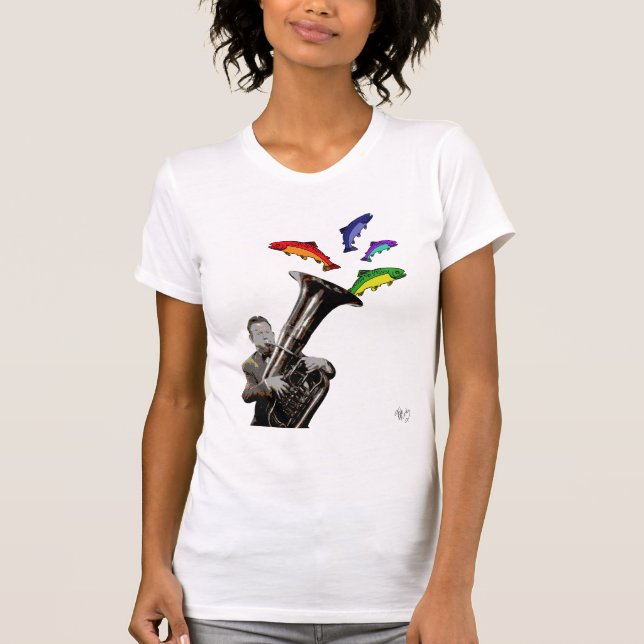 Camiseta Tuba Y Pescado (Anverso)