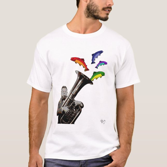 Camiseta Tuba Y Pescado (Anverso)