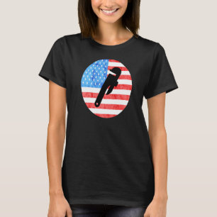 Camiseta Tubería de plomo de pipetero Pipefitter American F