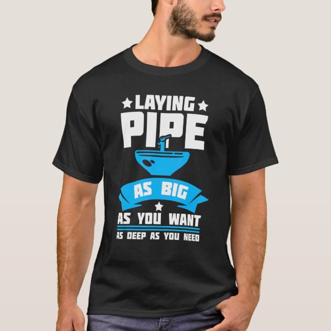 Camiseta Tuberías de tubería de fijación de tuberías de fij (Anverso)