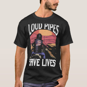 Camiseta Tuberías En Alto Ahorro De Vidas En Bicicleta De M