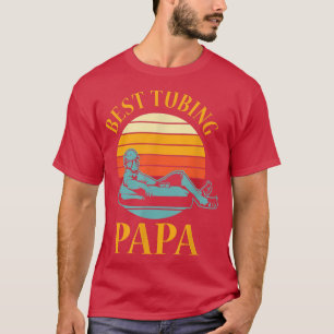 Camiseta Tubing Papa River Tube Boat Water Snow Lake Tubes 