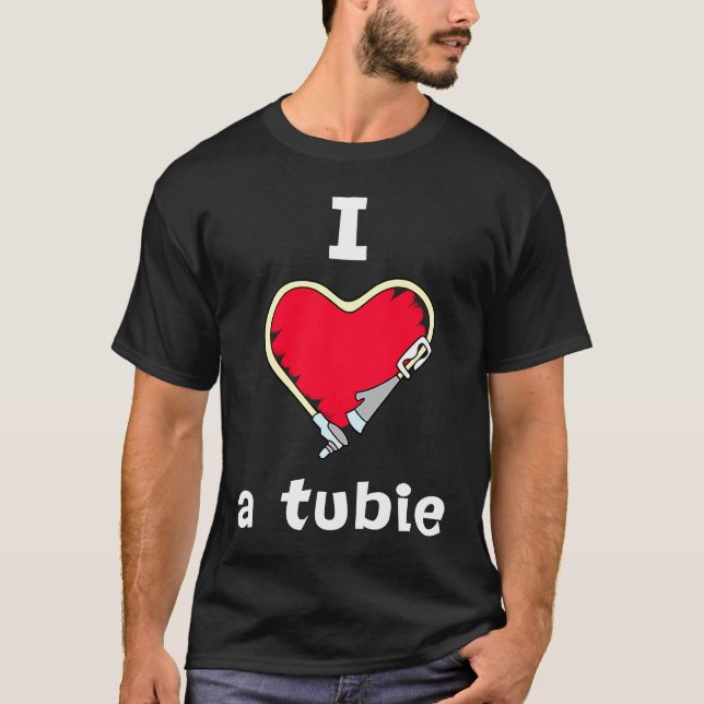 Camiseta Tubo De Alimentación Increíble Me Encanta Una Sema (Anverso)