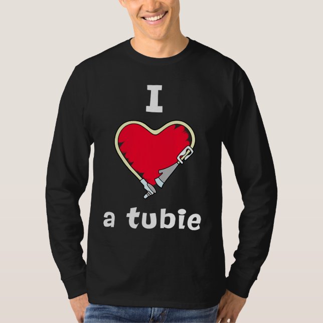 Camiseta Tubo De Alimentación Increíble Me Encanta Una Sema (Anverso)