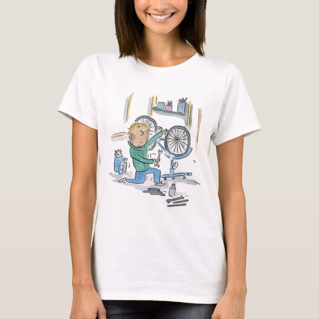 Camiseta Tubo de bicicleta (Anverso)