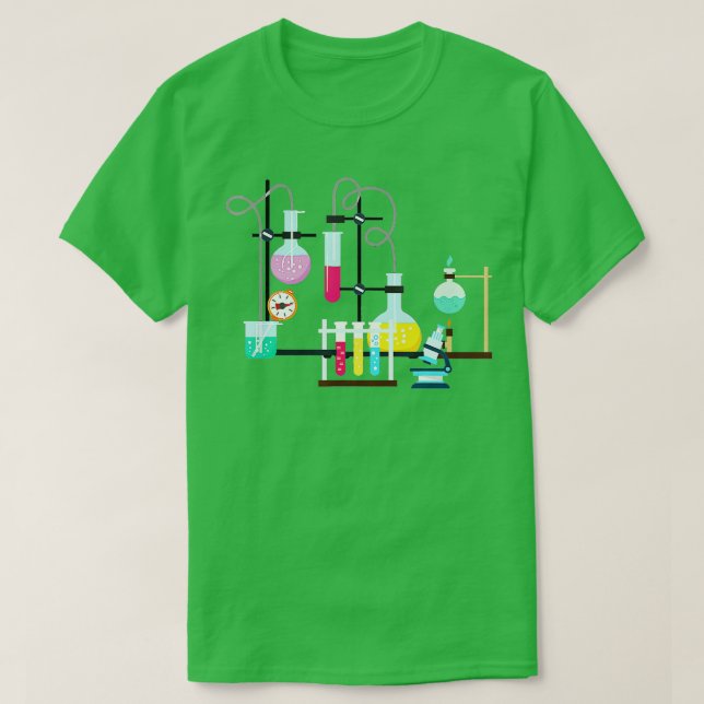 Camiseta Tubo de prueba Biología Laboratoria Ciencia Gracio (Diseño del anverso)