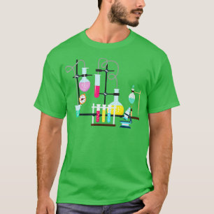 Camiseta Tubo de prueba Biología Laboratoria Ciencia Gracio