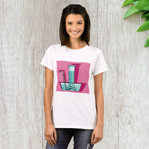 Camiseta Tubo de prueba de ciencia