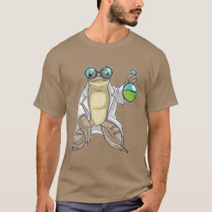 Camiseta Tubo de prueba de científico de la rana