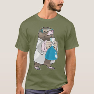 Camiseta Tubo de prueba de Mole Scientist