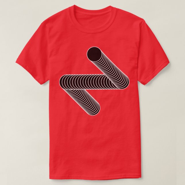 Camiseta Tubo de trama (Diseño del anverso)