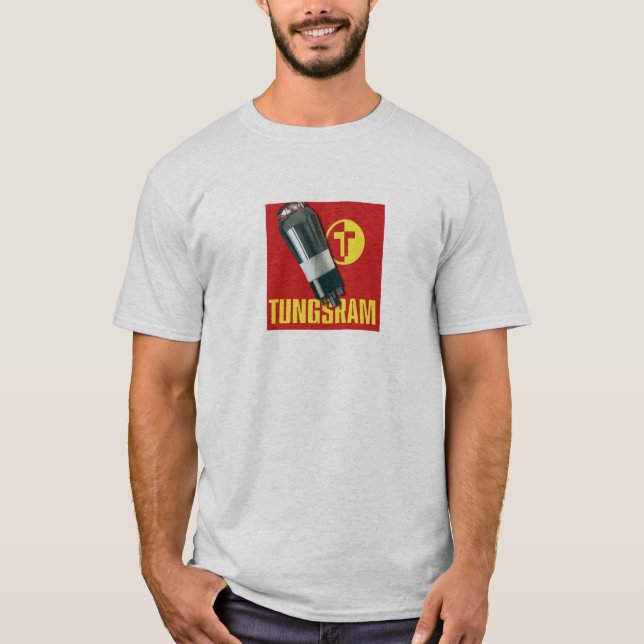 Camiseta Tubo de Tungsram 3D (Anverso)