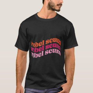 Camiseta Tubo de vacío luminoso estilo luz negra