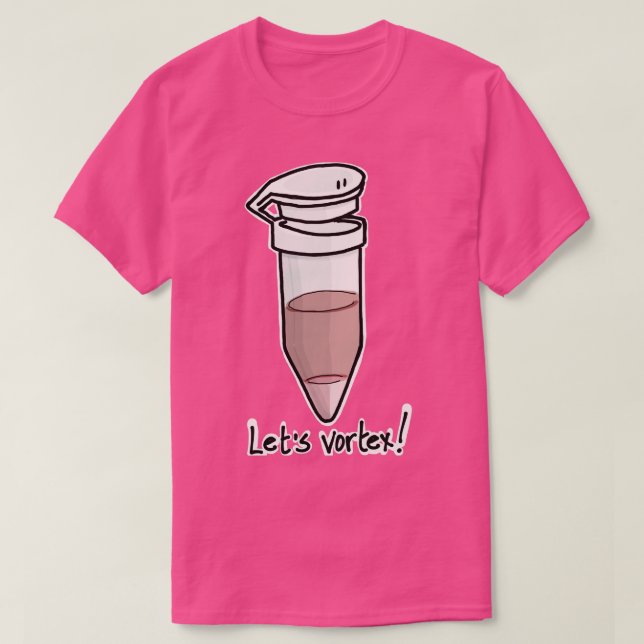 Camiseta Tubo Eppendorf Lets vortex TShirt (Diseño del anverso)