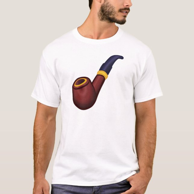 Camiseta Tubo, fumando, tabaco (Anverso)