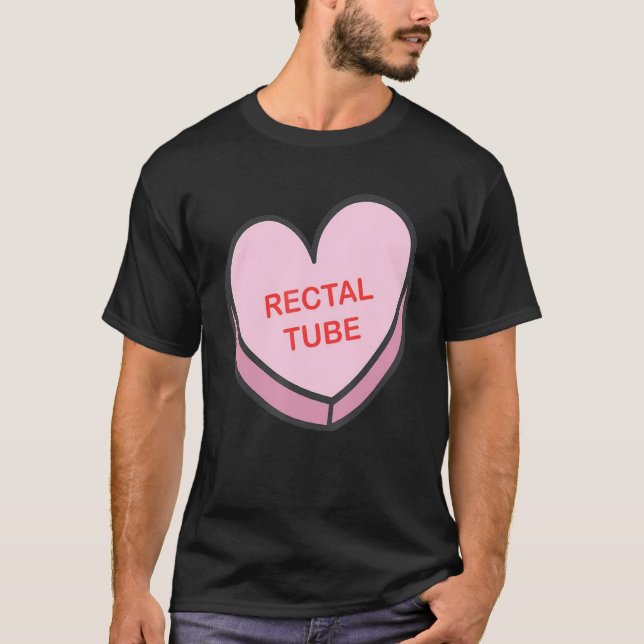 Camiseta Tubo rectal Feliz Día de San Valentín Grupo de Enf (Anverso)