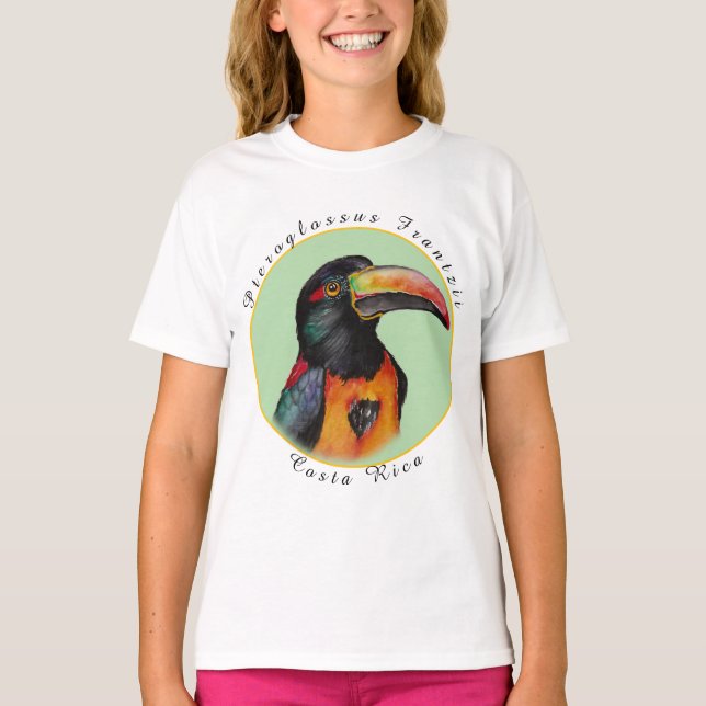 Camiseta Tucán acuarela (Anverso)