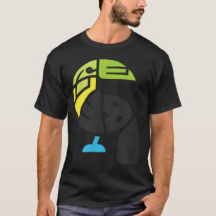 Camiseta Tucán de Belice Arte de Palabras Colorido - Divert