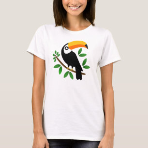 Camiseta Tucán negro del trópico