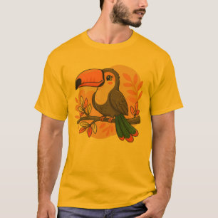 Camiseta Tucán Pastel Caprichoso