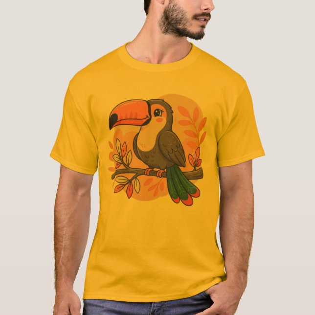 Camiseta Tucán Pastel Caprichoso (Anverso)