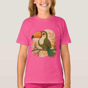 Camiseta Tucán Pastel Caprichoso