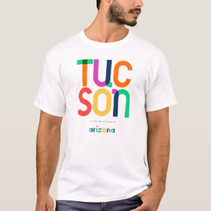 Camiseta Tucson Arizona Mediados de Siglo, Arte Pop,